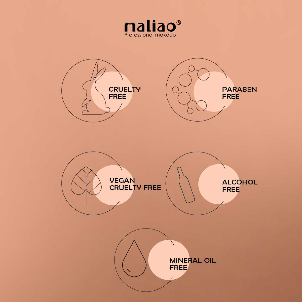 Maliao High Coverage 2-in-1 Oil-Control Compact Powder